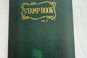 Vintage stamp collecting book