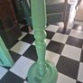 Vintage solid heavy wood painted Plantstand Image 8
