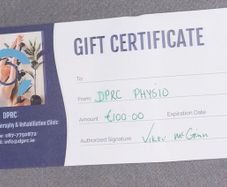 DPRC Physio Gift Voucher 100euro