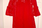 Brand NEW red lace dress from Very, size 8