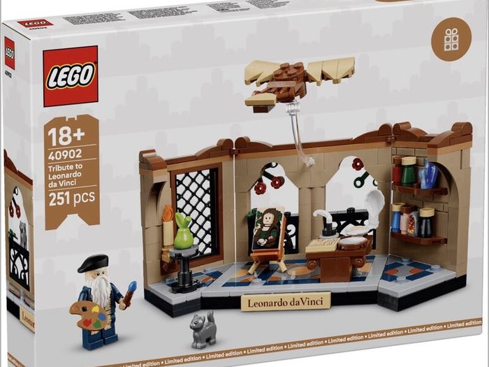 LEGO Tribute To Leonardo Da Vinci 40902 - Gwp | New | Original Box | 24h Shipping