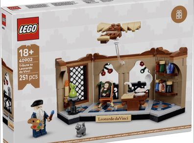 LEGO Tribute To Leonardo Da Vinci 40902 - Gwp | New | Original Box | 24h Shipping