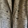 Stylish striped navy white blazer Massimo Dutti 12 Image 4