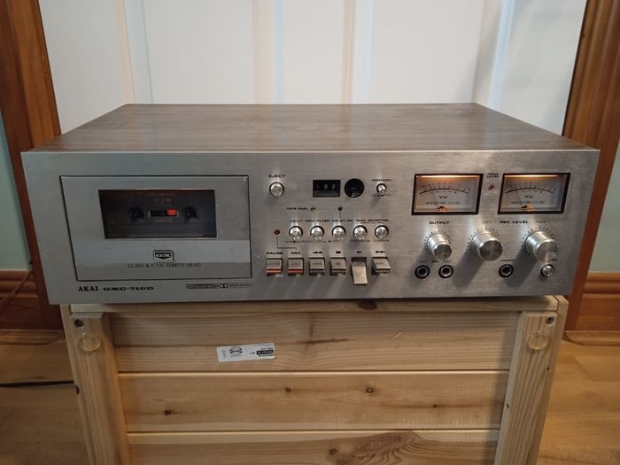 Akai GXC-710D stereo tape deck hifi audio cassete golden era