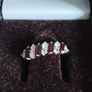 Ring made of 9-karat gold with garnet , weight 2 g, size L. Image 4