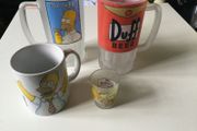 Mugs Simpson and Shot Glass