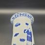 Antique / Vintage Chinese Vase Brush Pot Blue White Early 20th Century Signed Image 8