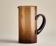 M&S Brown glass water jug brand new