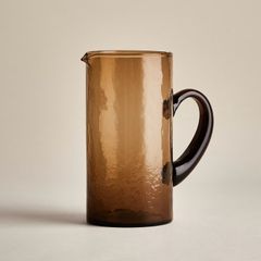 M&S Brown glass water jug brand new