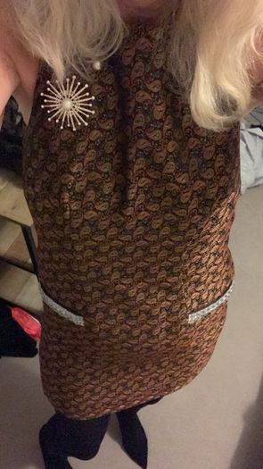 60's look Topshop mini dress