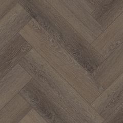 Ashford Oak SPC Vinyl Herringbone Flooring 60x12.5cm