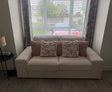 1 two seater sofa