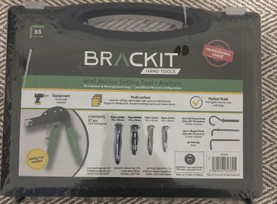 BRACKIT Wall Anchors & Setting Tool