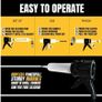 BRAND NEW Portable Caulking Gun Compact Sealing Gun Paint Sealant Corner Filling Tool for Doors Windows Image 2