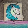 Mermaid blanket & Unicorn cushion Image 2