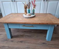 Solid wood coffee table