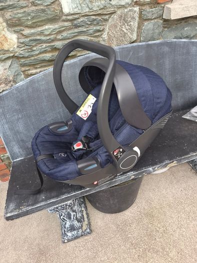 Egg pram 3-piece set in navy