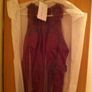Beautiful burgundy long debs dress or bridesmaids dress. Image 5