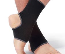 Brand New Ankle Support Compression Sleeve - Elastic Breathable Black Size S