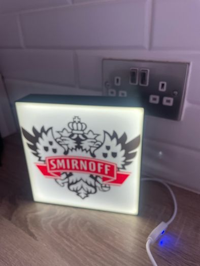 Bacardi light box (See my other ads)