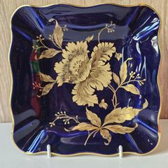 Limoges Cobalt Blue Dish