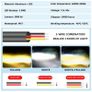1PC Motorcycle Motorbike LED Spotlight Dual Colour Hi/Low Beam Fog Lamps for Car Trucks SUV UTV 12V 24VMini Lens Headlight Driving Light Image 2
