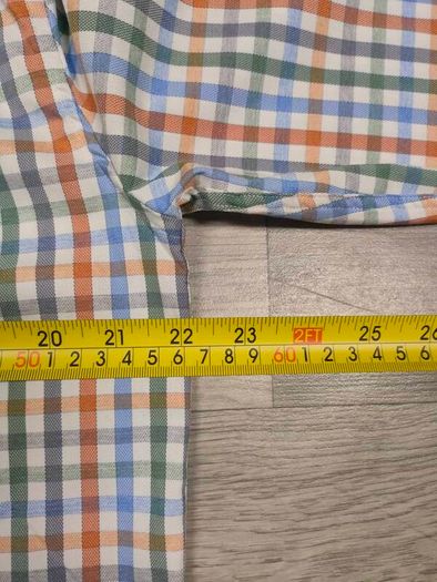 New Johnnie-O Performance Rayon Blend Check Shirt Mens Medium RRP 138 Euro