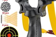 Slingshot High Precision Laser Shooting Hunting Sight and Laser Sight slings shot Specialty Catapult for Outdoor Flat Leather