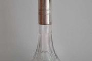 Wilhelm binder crystal and 800 silver decanter