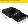 Cash Register Drawer, 33 cm 12 V, for POS System with 4 Bill 5 Coin Cash Tray, Removable Coin Compartment & 2 Keys Included, RJ11/RJ12 Cable for Supermarket, Bar, Image 6