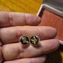 Vintage Small Butterfly Earrings Image 7