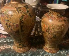 Modern royal satsuma vases free postage