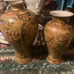 Modern royal satsuma vases free postage