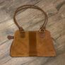 Brown  suede leather bag Image 2