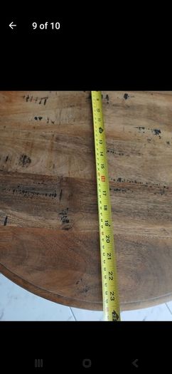 Solid wood table