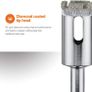 Diamond Drill Bits (10 pcs), Diamond Coated Core Hole Saw 6-50mm Tile Drill Bit for Faucet Wet Drilling Tool Ceramic, Porcelain Tiles, Glass, Marble,Granite Image 5