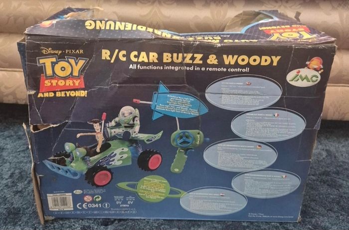 Disney Pixar Toy Story and Beyond Racing RC Car Woody Buzz Lightyear
