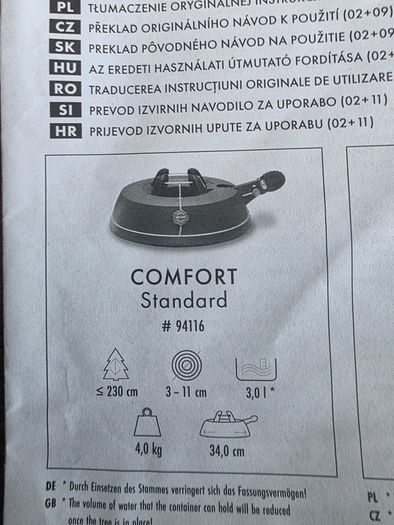 Krinner Comfort Standard Christmas Tree Stand - Foot Pedal
