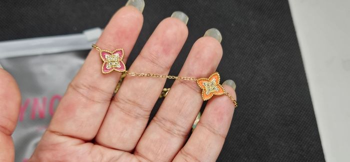 Lynott Multi-Colour Passionate Clover Necklace
