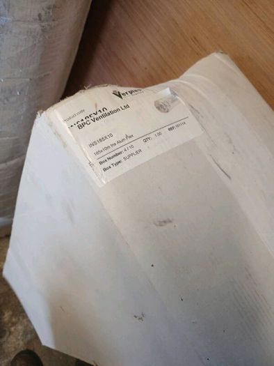 Sink, insulation and ducting