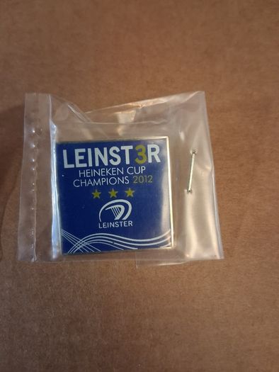 Leinster Rugby. Official Leinster Rugby Champions Of Europe Badges Issued To Season Ticket Holders. Not Jerseys.