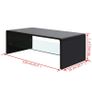 High Gloss Coffee Table Black Image 4