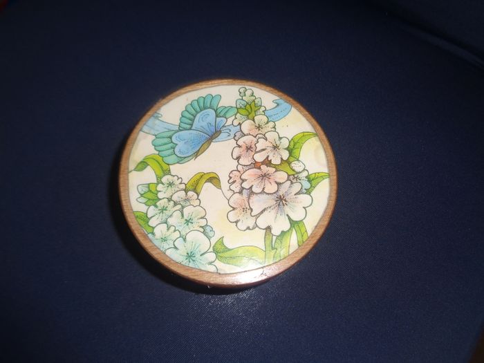 Vintage Wooden Trinket Box for Sale