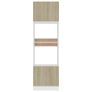 Microwave Cabinet Sonoma Oak 60x57x207 cm Chipboard Image 5