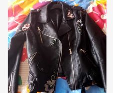BNWT Boho Style Leather Look Jacket size 18