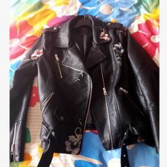 BNWT Boho Style Leather Look Jacket size 18