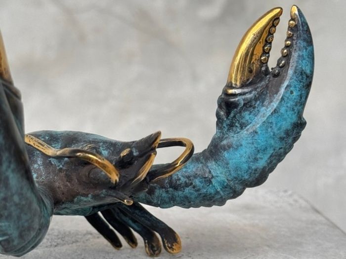 Hand Crafted Lobster (23cm) - Patinated Bronze
