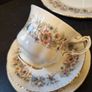 PARAGON "Meadowvale" Fine Bone China 2 Teacup Trio and a Cake Stand Image 4