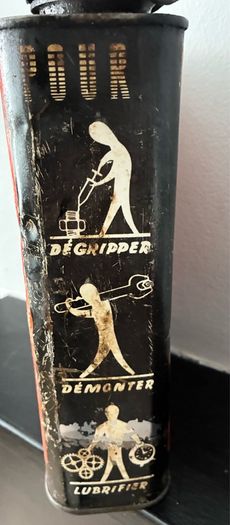 Vintage French Oil Can