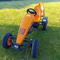 Orange BERG go-kart